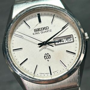 1970年代製 SEIKO セイコー KING QUARTZ キングクオーツ 9923-8050 腕時計 アナログ カレンダー ヴィンテージ 諏訪精工舎 動作確認済み