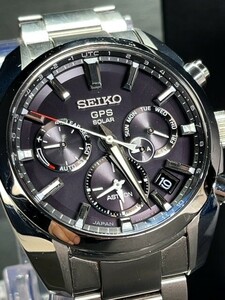 美品 セイコー SEIKO アストロン ASTRON ソーラー電波 GPS衛星電波 GPSソーラー 腕時計 グローバルライン スポーツ SBXC021 5Xシリーズ