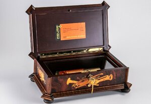 [ music box ] dragon juREUGE SAINTE CROIX 72. music box Switzerland made CH 3/72 E679 old fine art antique old . interior ko-tine-to
