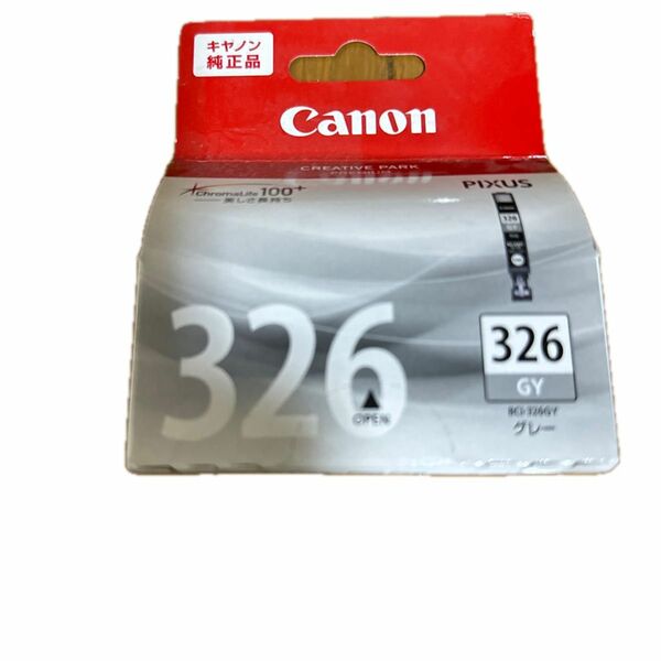 新品 Canon BCI-326GY グレー インクカートリッジ