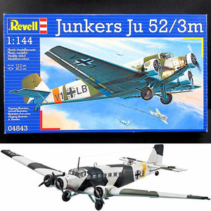 未組立 レベル 1/144 ユンカース Ju52/3m ドイツ軍輸送機 [04843] プラモデル