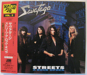 ◆CD◆SAVATAGE／ストリーツ・ア・ロック・オペラ◆サヴァタージ◆帯有り国内盤