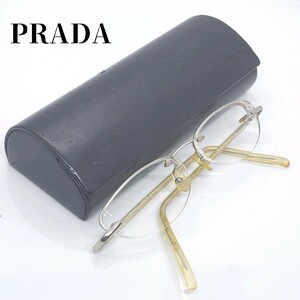 プラダ　メガネ　度入り　メガネフレーム　ケース付き　PRADA