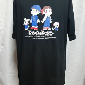 ペコちゃん ポコちゃん Tシャツ Lサイズ 未使用タグ付き