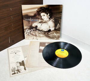 ▲(R605-E108)LP レコード Madonna マドンナ Like A Virgin ライク・ア・ヴァージン Nile Records P-13033 ポップス