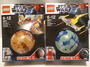  unopened Lego LEGO 9674 9675 Star Wars 2 piece set unopened 