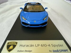 Look Smart LAMBORGHINI Huracan LP 610-4 Spyder Blue LeMans