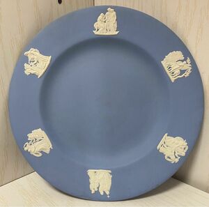 WEDGWOOD ウェッジウッド ジャスパー ブルー ケーキ皿 アンティーク プレート 洋食器 