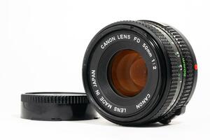 【ジャンク】Canon New FD 50mm F2 オールドレンズ