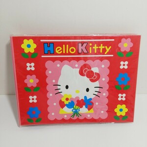 希少レア 1996年 サンリオ 旧ロゴ ビンテージ HELLO KITTY ハローキティ サイン帳 バインダー 19cm×14.5cm 未使用品 [グッズ シール付き]