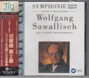 [CD/Warner]ブラームス:交響曲第2番ニ長調Op.73他/W.サヴァリッシュ&ロンドン・フィルハーモニー管弦楽団 1989-1990