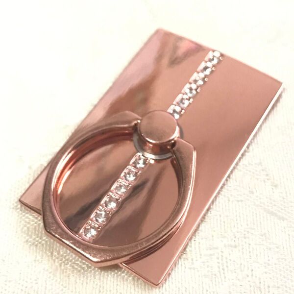 スマホリング ホルダー ストーン ゴールド 金 指輪 スタンド アクセサリー