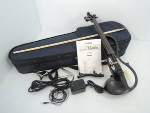 ^YAMAHA Yamaha Silent Violin немой скрипка SV-110 черный принадлежности * руководство пользователя * жесткий чехол имеется рабочий товар / управление 9690A10-01260001