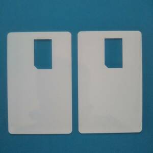 2WAY MINI B-CAS conversion adaptor .B-CAS card template 2 sheets ( white color )