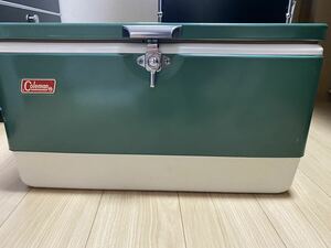 Coleman コールマン ヴィンテージ vintage スチールベルトクーラー クーラーボックス Low Boy 44qt /検索 70s 80s