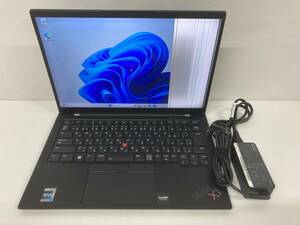 [ジャンク品]Lenovo ThinkPad X1 Carbon Gen10 TP00129B / Core i5-1235U 1.30 GHz / 8GB / SSD 256GB / Windows 11Pro / 14インチ