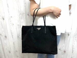 極美品 PRADA プラダ テスート トートバッグ ハンドバッグ バッグ B7808 ナイロン 黒 72065