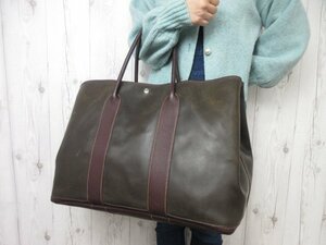 極美品 HERMES エルメス アマゾニア ガーデンパーティ GM トートバッグ ハンドバッグ バッグ レザー A4収納可 メンズ 72220