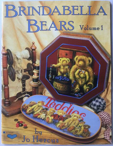 送料無料■ARTBOOK_OUTLET■ 84-114 ★ 人気 推奨 ブリンダベラ ベアーズ BRINDABELLA BEARS Vol1 Jo Hercus 2002年 TOLE トール 図案