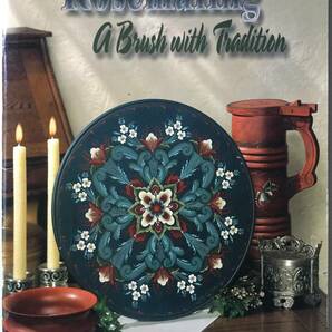 送料無料■ARTBOOK_OUTLET■ 84-117 ★ 人気 ローズマリング 伝統を描く ROSEMALING A BRUSH WITH TRADITION 1998年 TOLE トール 図案