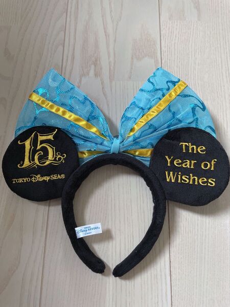 ディズニーシー カチューシャ 15周年 ミニー