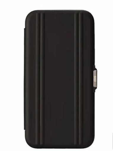●新品●送料込 ZERO HALLIBURTON iPhone14PLUS用 ゼロハリバートン 黒色 ポリカーボネイト製手帳型スマホケース Shockproof Case iPhone