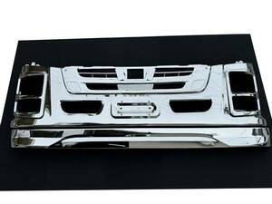  with translation fai booster Giga plating front bumper lip spoiler inner grill light cover 4 point set new goods Isuzu large 