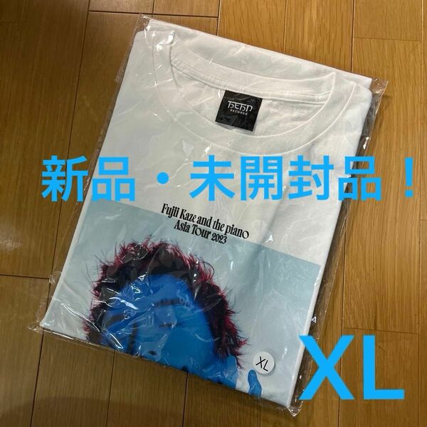藤井風　アジアツアー　青顔Tシャツ　XLサイズ
