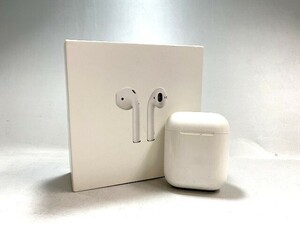 1円～ 売り切り 中古 通電OK Apple アップル AirPods エアポッズ 第2世代 MV7N2J/A Bluetooth ワイヤレスイヤホン