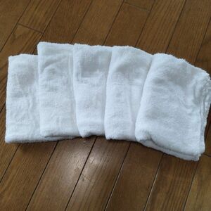 粗品タオル フェイスタオル タオル 長期保管品 掃除 雑巾 手拭い 手ぬぐい　クーポン消化