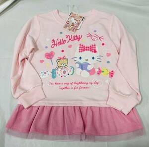 ★★★5548*激安sale!!新品 こども服/ベビー服 　長袖トレーナーsize110　1枚★サンリオ.キティ Hello kitty