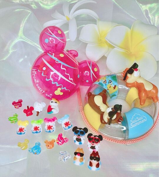 SuiSuiSummer×夏祭りDisneyネイルパーツ