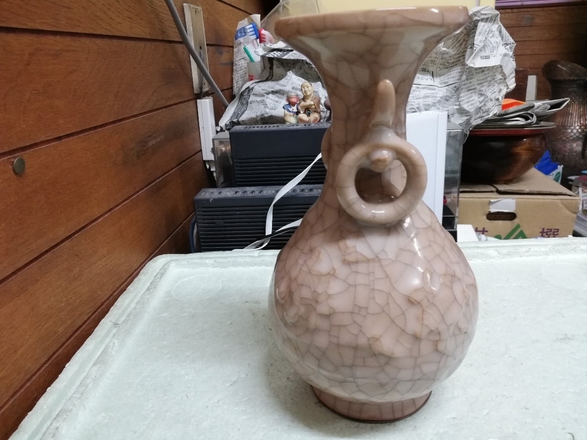 旧家買出し品花瓶？壷中国古美術時代もの同梱包可能高さ23.5