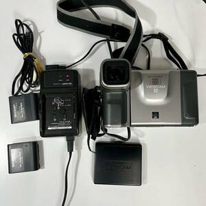 8 millimeter video camera SHARP VL-EL450 sharp battery charger VR-AA76 Junk 