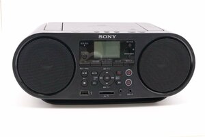 【中古美品】SONY ソニー パーソナルオーディオシステム CD ラジオ プレイヤー ZS-RS81BT Bluetooth接続 リモコン付 【漂亮】 1円~