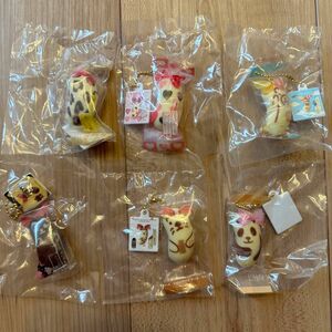 【新品未開封】東京バナナ　ガチャガチャ　キーホルダー　6種類セット　まとめ売り