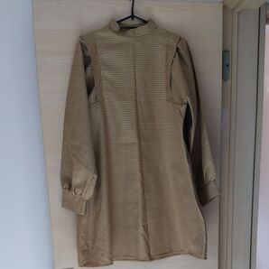 チェックワンピース