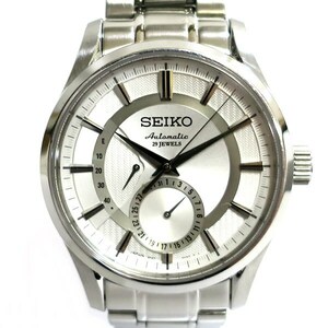 SEIKO セイコー 6R27-00A0 プレザージュ アップグレードライン メカニカル 自動巻き 腕時計 パワーリザーブ 中古品 used AB