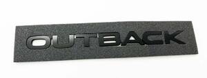 ST-157 Subaru Outback SUBARU OUTBACK матовый черный эмблема 3M двусторонний лента имеется 