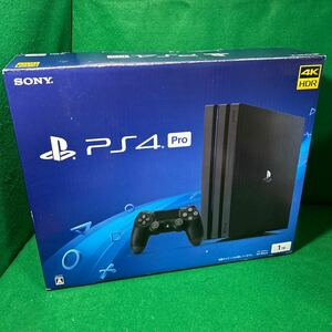 PS4Pro 本体/箱 セット 1TB ブラック SONY PlayStation4 CUH-7100B 初期化/動作確認済 FW9.03 