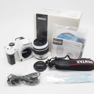 ■並品■ PENTAX ペンタックス デジタル一眼レフカメラ K-x レンズキット ホワイト 元箱・説明書付き