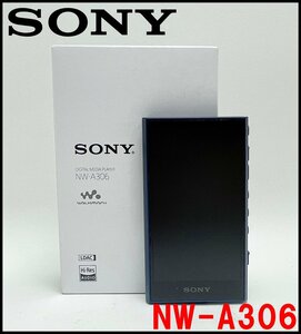 美品 SONY ウォークマン 32GB NW-A306 ブルー 3.6型 ハイレゾ Bluetooth対応 Aシリーズ ソニー WALKMAN