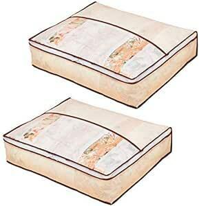  Astro feather futon storage sack 2 sheets set single for beige non-woven compact gently compression 131-3
