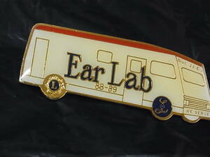 ピンバッジ ライオンズクラブ / LIONS & LIONESS CLUB 『 Ear Lab 88-89 Dist. 11-E-1 』 ゆうパケットおてがる配送 / 送料込