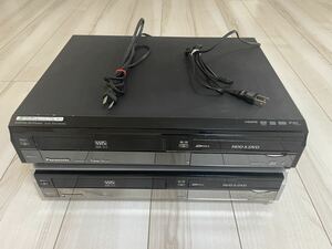 Panasonic パナソニック DMR-XW40V+ DMR-XW41V 2台 DVDレコーダー VHS/HDD/DVD 録画 