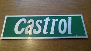 【カストロール 看板 プレート】castrol メタルプレート vintage 当時物 レア ガレージ インテリア 英国車 旧車