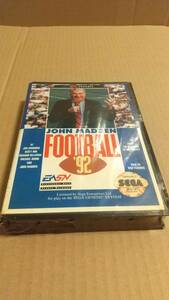 EASN SEGA GENESIS JOHN MADDEN FOOTBALL92 新品 MEGA DRIVE 北米正規品 ジェネシス エレクトリックアーツ ジョンマッデンフットボール92