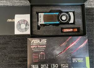 動作品 ASUS NVIDIA GeForce GTX780Ti 3GB 【グラフィックボード】 リファレンスモデルGEFORCE 