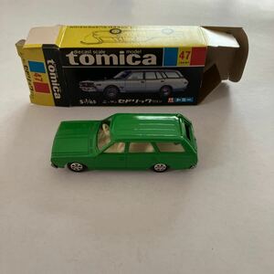  Tomica black box Nissan Cedric Wagon that time thing 