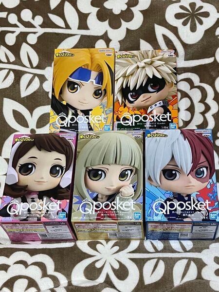 【新品未開封】僕のヒーローアカデミア Qposket フィギュア 爆豪勝己 上鳴電気 轟芭凍 麗日お茶子 トガヒミコ